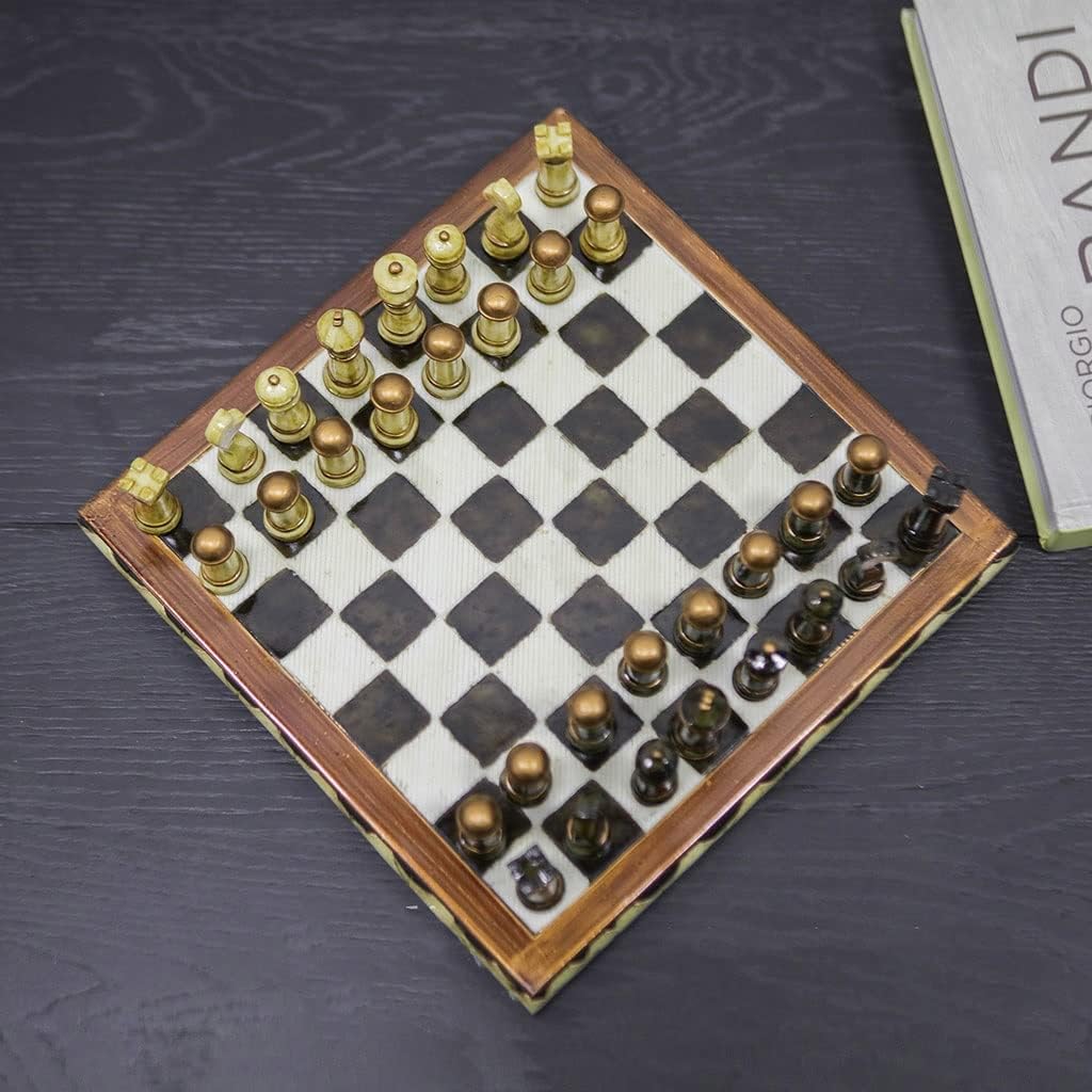 ベトナム アンティーク】 チェス&チェス盤 ストーン j*読様